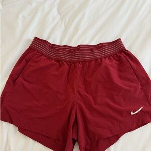 Nike Women's Burgundy Athletic Shorts